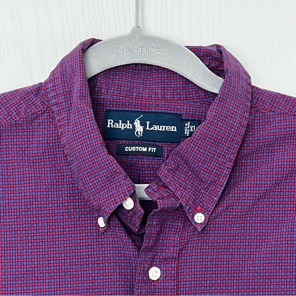 Ralph Lauren Custom Fit Mens Long Sleeveeve Button Down Size XL - Picture 4 of 12